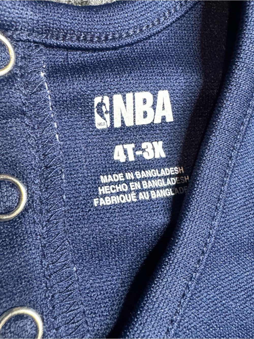 New 4T NBA Timberwolves Girls' Navy Cheer Dress Set - Picture 2 of 5